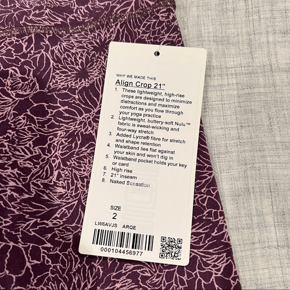 Lululemon Yoga Sport Bra and crop legging size 2 - Picture 16 of 16